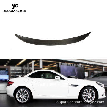 Carbon Fiber Ducktail Spoiler for Mercedes-Benz R172 SLC180/SLC200/SLC300 AMG Convertible (2017-2019)